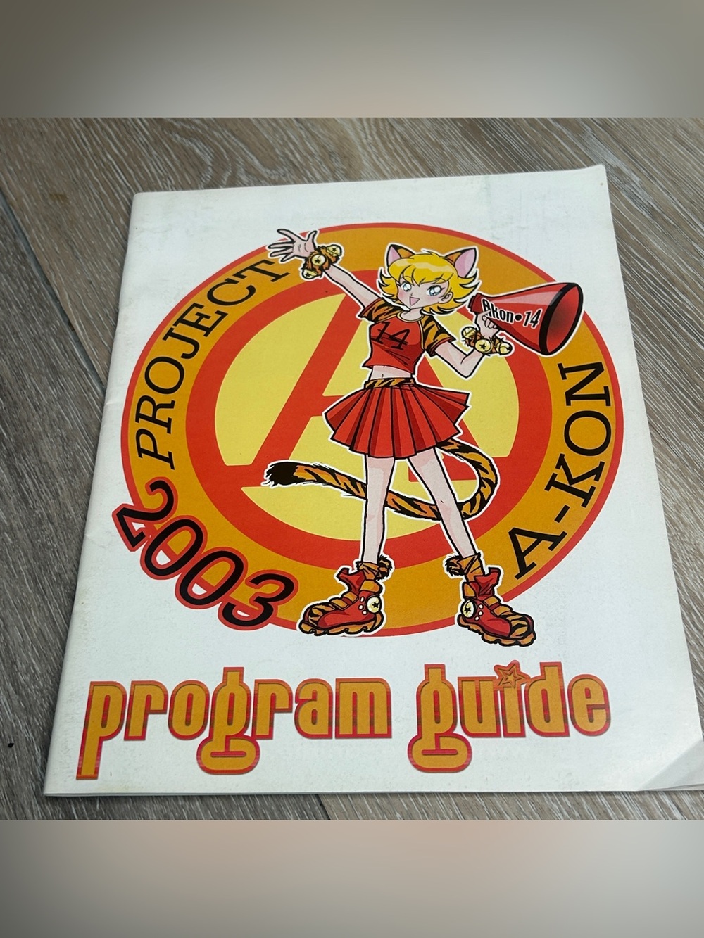 Vintage 2003 Project A-Kon 14 Anime Convention Program Guide Book Dallas TX